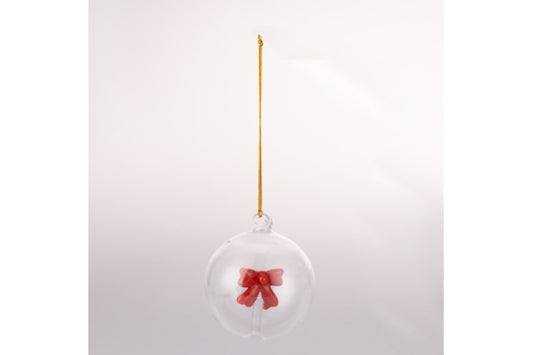 XMAS BOROSILICATE BALL BOW - 5924308
