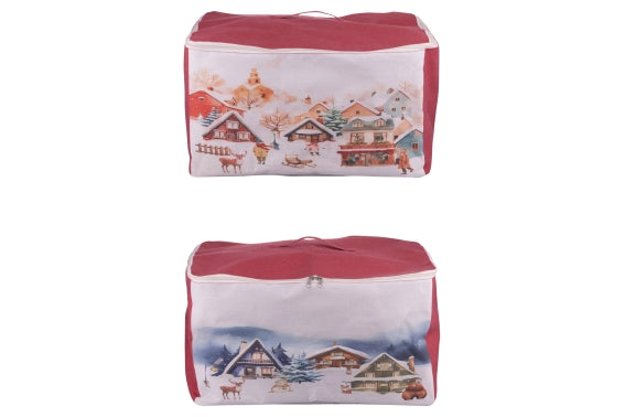 WINTER VILLAGE STORAGE CASE 2 ASS 50X40X27C - 5924426