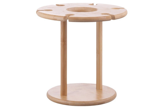 WOODY BAMBOO 6 GOBLET STAND/TRAY - 5924520