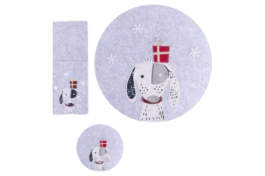 NATALOTTO SET 3 PCS DALMATIAN TABLE - 5924589