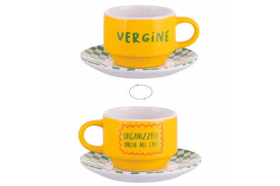 MORE AMOR VERGINE CUP SET 100ML W/ SAUCER - 5924643