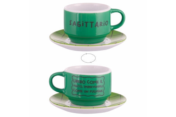 MORE AMOR SAGITTARIO CUP SET 100ML W/ SAUCER - 5924647