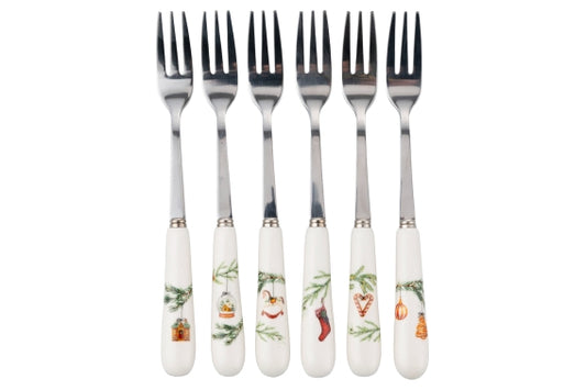 RAMETTO SET 6 DESSERT FORKS - 5924724