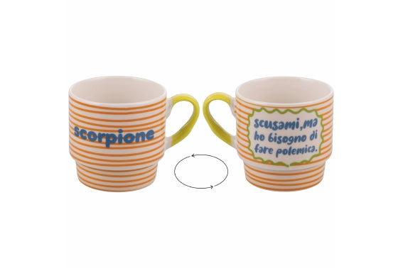 MORE AMOR  STACKABLE MUG SCORPIO 330ML - 5924751