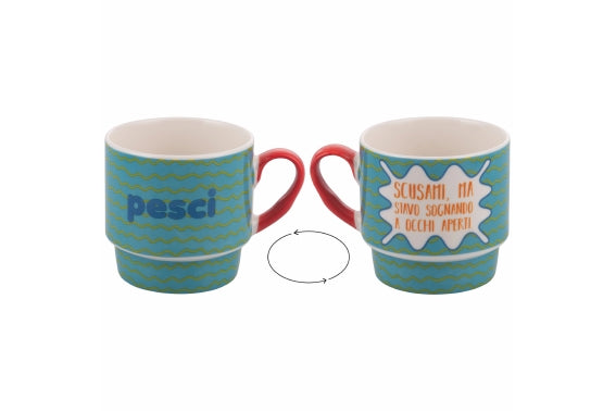 MORE AMOR STACKABLE MUG  PISCES 330ML - 5924755
