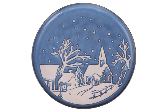 WINTER VILLAGE PLATE 26.5CM - 5924855