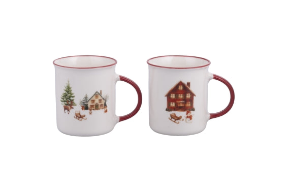 WINTER VILLAGE MUG 360ML 2ASS - 5924861