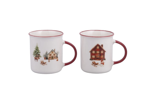 WINTER VILLAGE MUG 360ML 2ASS - 5924861