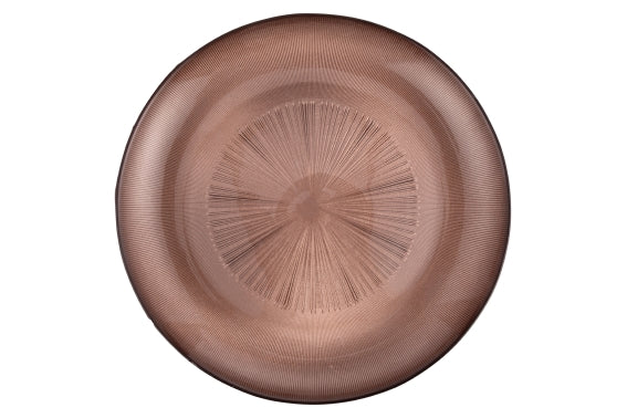 33CM GLASS UNDERPLATE CHOCO - 5923964