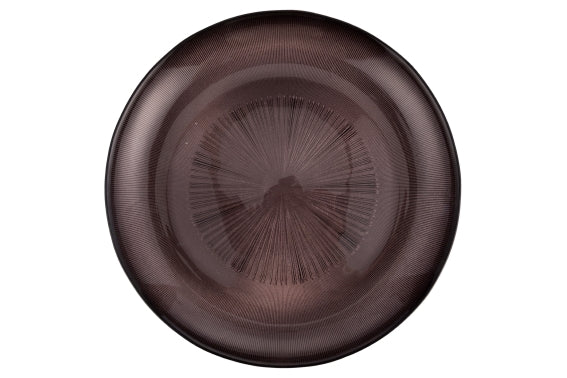 33CM PURPLE GLASS UNDERPLATE - 5924965