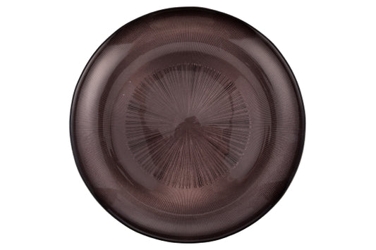 33CM PURPLE GLASS UNDERPLATE - 5924965