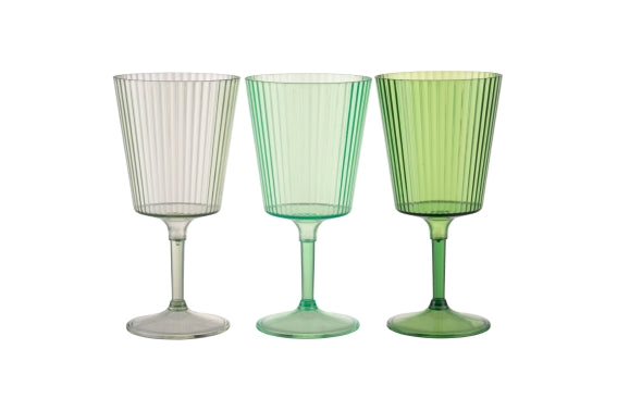 UNICO GOBLET PS 400ML SH GREEN 3ASS - 5925008