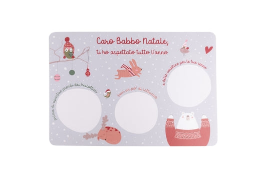XMAS PLACEMAT SANTA CLAUS 45X30CM - 5925015