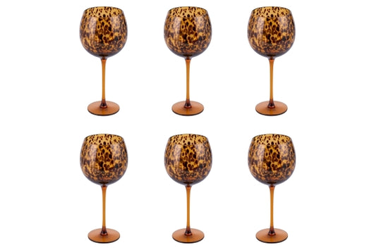 JAMILA SET 6 COCKTAIL GLASSES 515ML AMBER - 5925100
