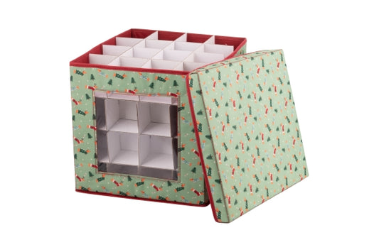 NATALOTTO STORAGE BOX XMAS BALLS 33X38X33CM - 5925148
