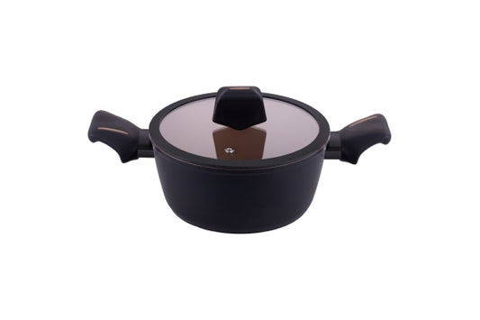 RADICI LIQUIRIZIA CASSEROLE 20 W/LID IND FORG - 5925164