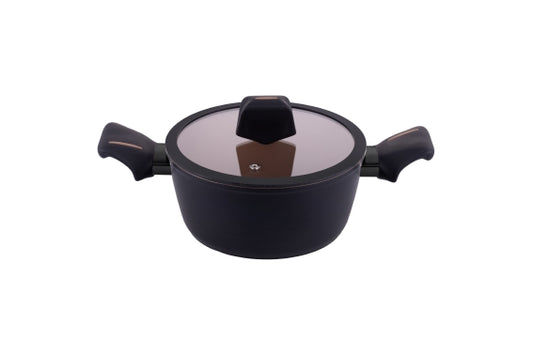 RADICI LIQUIRIZIA CASSEROLE 24 W/LID IND FORG - 5925165