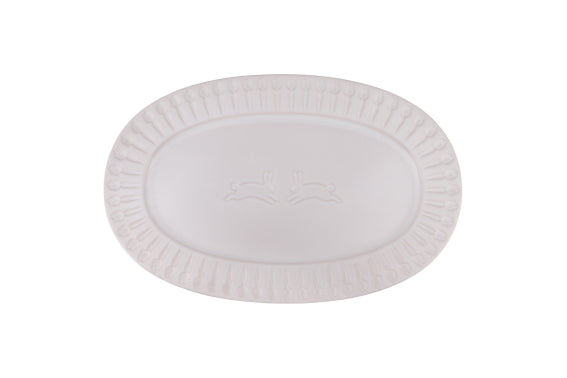 THE MARKET SCALLOPED OVAL PLATE 40X26.5CM - 5925198
