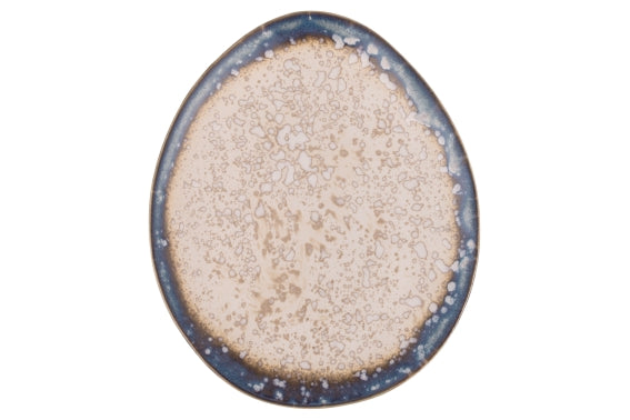 THE MARKET J1 FRUIT PLATE 20.5X1.7CM WHITE BLUE - 5925214