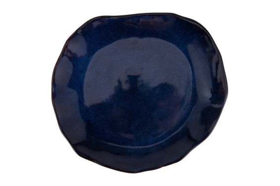 THE MARKET DINNER PLATE 27X24CM DARK BLUE - 5925247