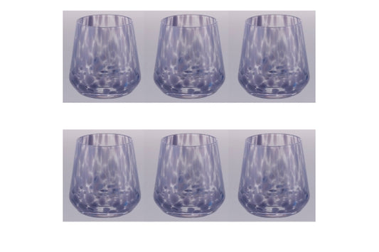 CANDY SET 6 PURPLE WATER GLASSES 410ML - 5925329