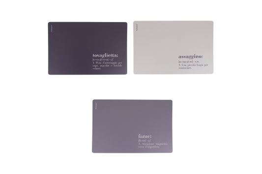 VICTIONARY PLACEMAT SOFT TOUCH 45x30CM 3ASS - 5925872