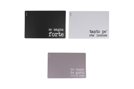 SPQERE PLACEMAT SOFT TOUCH 45x30CM 3 ASS - 5925877