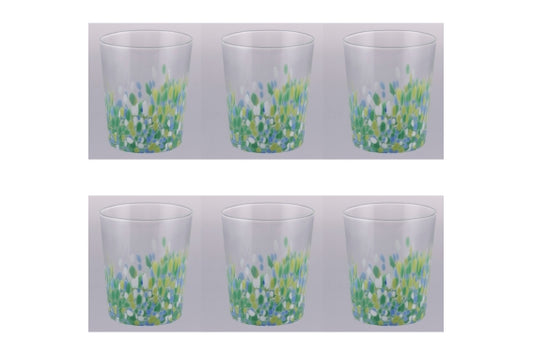 CANDY OCEAN SET 6 WATER GLASSES 370ML - 5925969