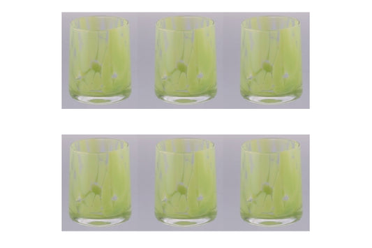 THALIA SET OF 6 GREEN WATER GLASSES 350ML - 5925970