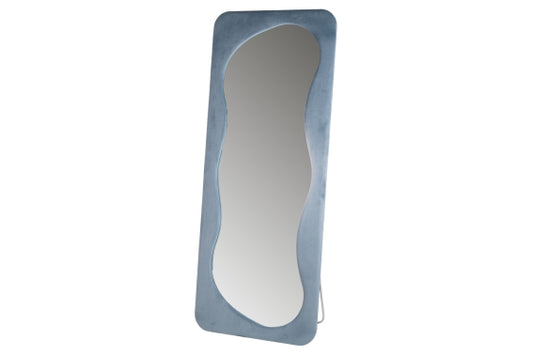 WAVE SHAPE/ MIRROR WITH VELVET FRAME 100 CM - 5926002