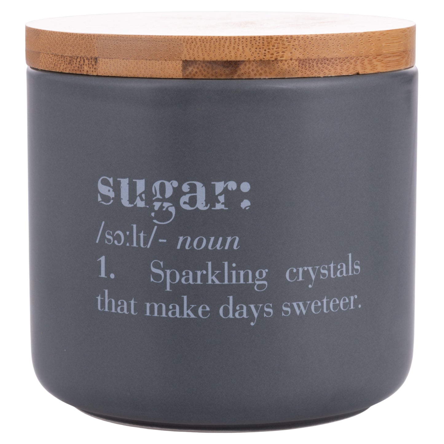 VICTIONARY SET 3 PCS SALT COFFEE SUGAR FACES JAR - 5926052