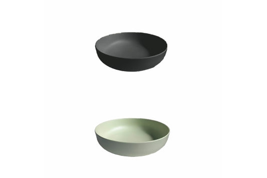 MELAMINE BOWL 29.5X7CM MATT 2ASS - 5926094