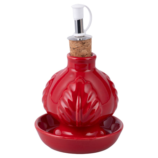 SET 2PCS PUMO SHAPE: OIL BOTTLE WITH SAUCER AND ST - 5926132
