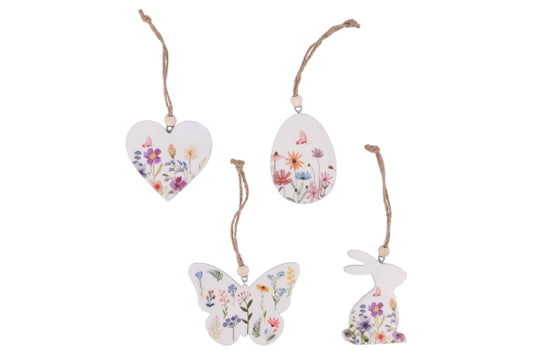 I PASQUALINI WOOD/JUTA HANGER 7X5CM 4 ASS - 5926657