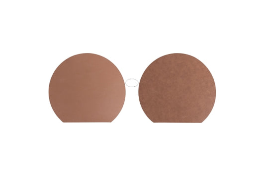 PVC CRESCENT PLACEMAT 36.5X33 LEATHER - 5926761