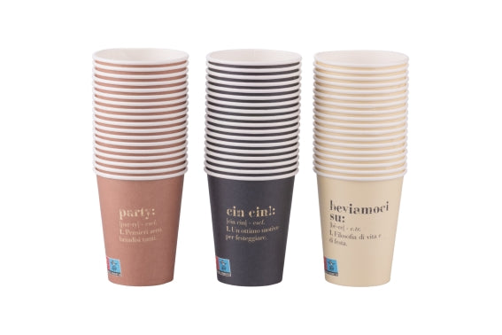 VICTIONARY SET 18 BICCHIERI CARTA 250ML 3ASS - 5927616