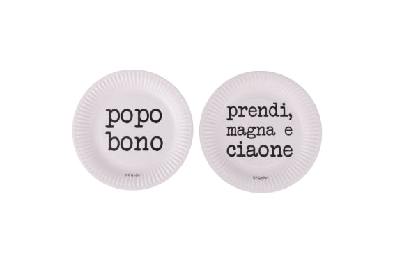 SPQERE SET 15 PAPER PLATES 18CM 2ASS - 5927621