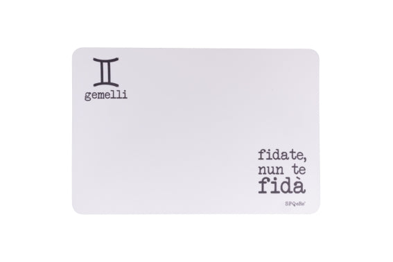 SPQERE PLACEMAT GEMELLI 44.5X30CM - 5927767