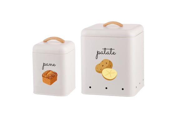 BISTRO SET 2 POTATO+BREAD CONTAINERS - 5927914