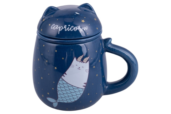 OROSCOCATS BLUE TEA INFUSER MUG 350 ML CAPRICORN - 5928213