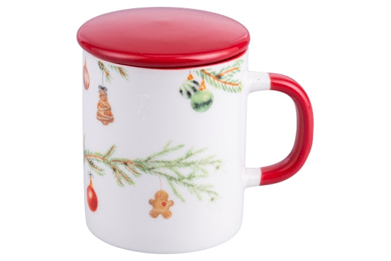 RAMETTO STONEWARE INFUSER MUG 325ML S/STEEL FILTER - 5928228