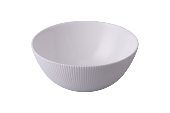 WHITE PLISSE OPAL BOWL 17.5 CM - 5928373