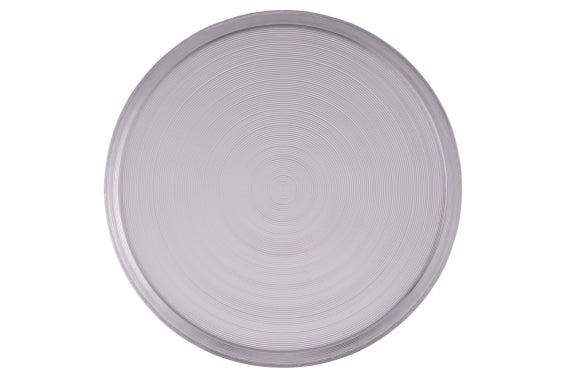 MODERN DINNER PLATE 27CM CLEAR GLASS - 5928817