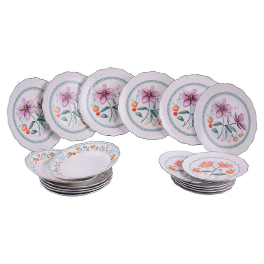 CHERRY FLOWERS DINNER SET 18PCS - 5926671