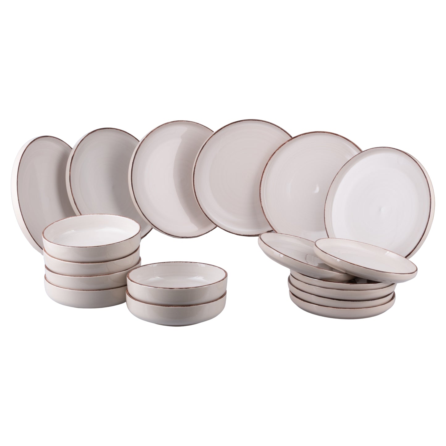 BAITA MODERN WHITE TABLE 18PCS - 5925741