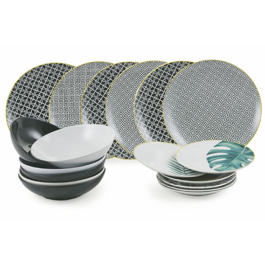 Urban Jungle Dinner set 18 pcs