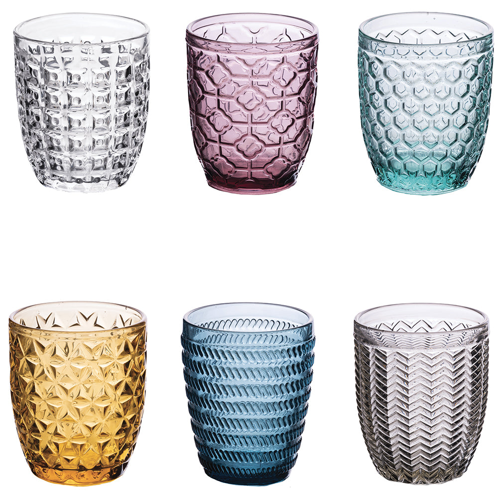 GEOMETRIE SET 6 WATER GLASSES ASS # - 5902219