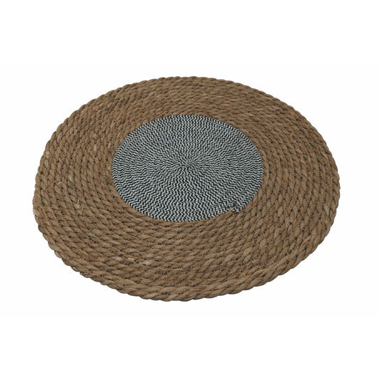 Wicker weave round placemat Ø40 cm, Natural Masai