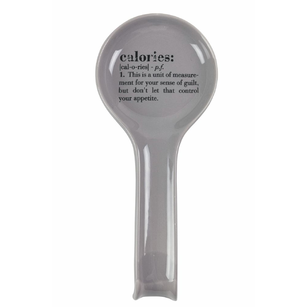 Victionary 'Calories' ceramic spoon rest