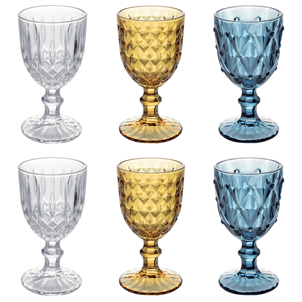 6 glass goblets Set 200 ml, Loire Chic